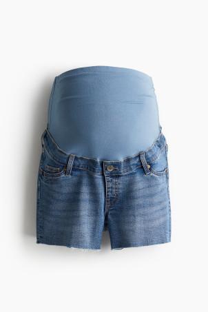 mama denim shorts