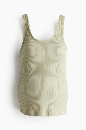 mama ribbed vest top