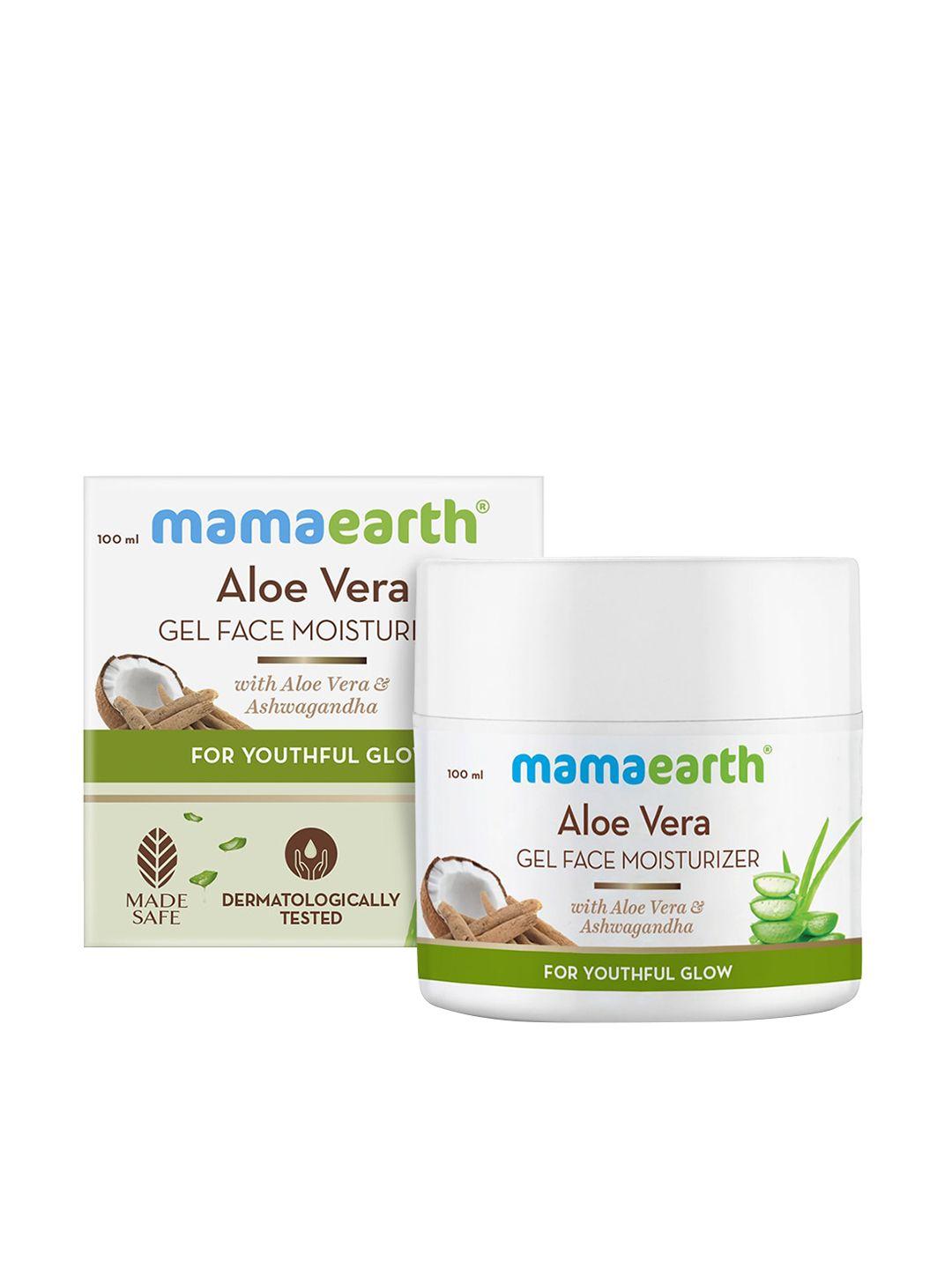 mamaearth aloe vera gel face moisturizer with ashwagandha 100 g