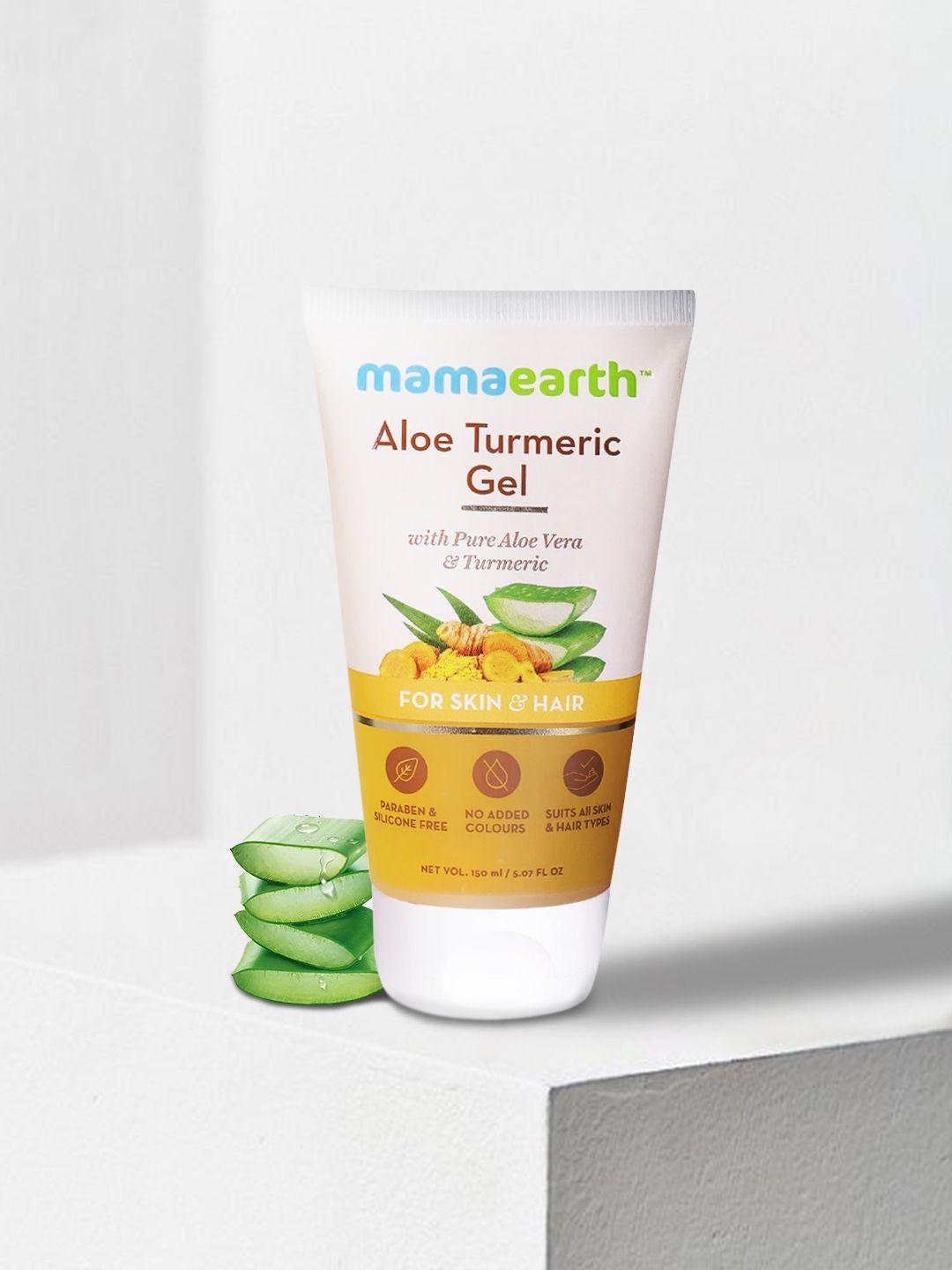 mamaearth aloe vera gel for sustainable skin & hair 150ml