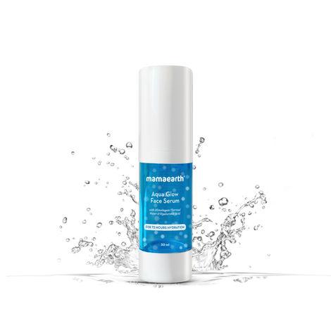 mamaearth aqua glow face serum with himalayan thermal water & hyaluronic acid (30 ml)
