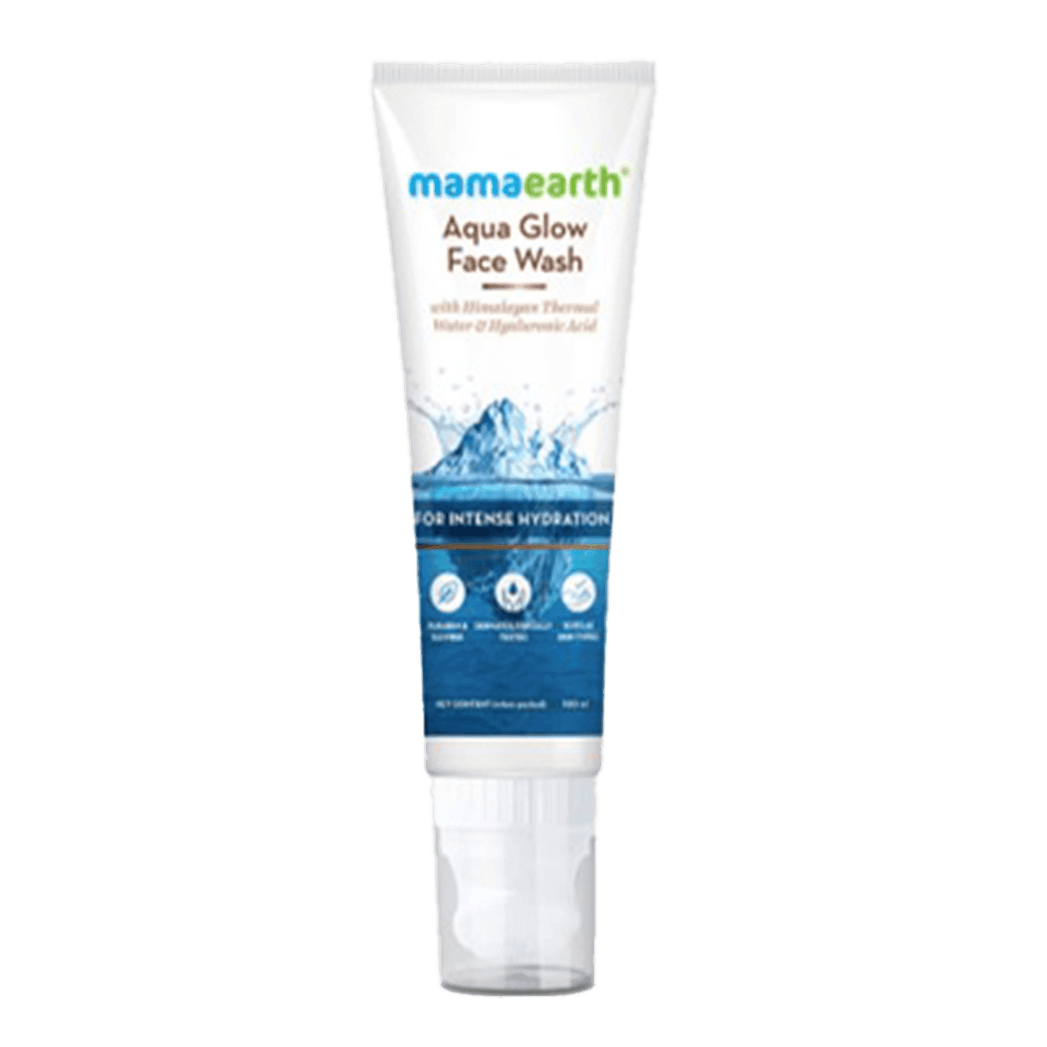 mamaearth aqua glow face wash (100ml)