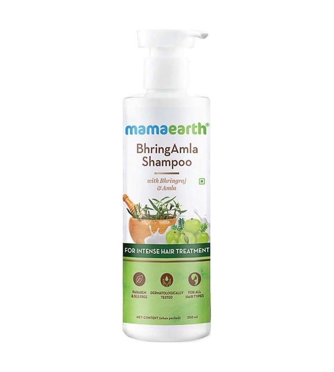 mamaearth bhringamla shampoo with bhringraj & amla - 250 ml