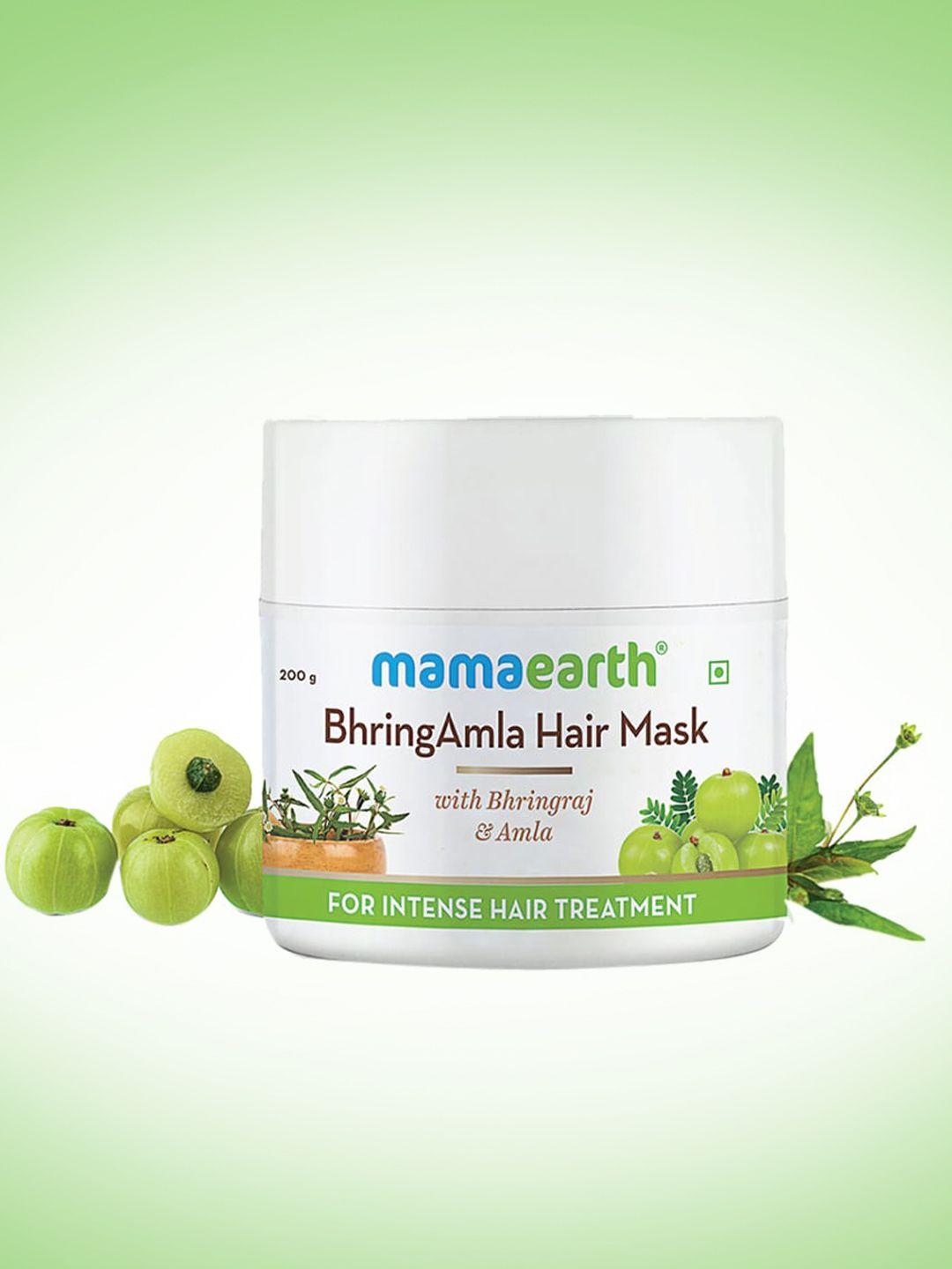 mamaearth bhringraj & amla hair mask  for intense hair treatment 200 g