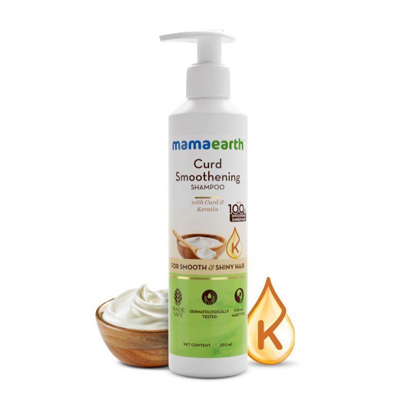 mamaearth curd smoothening shampoo