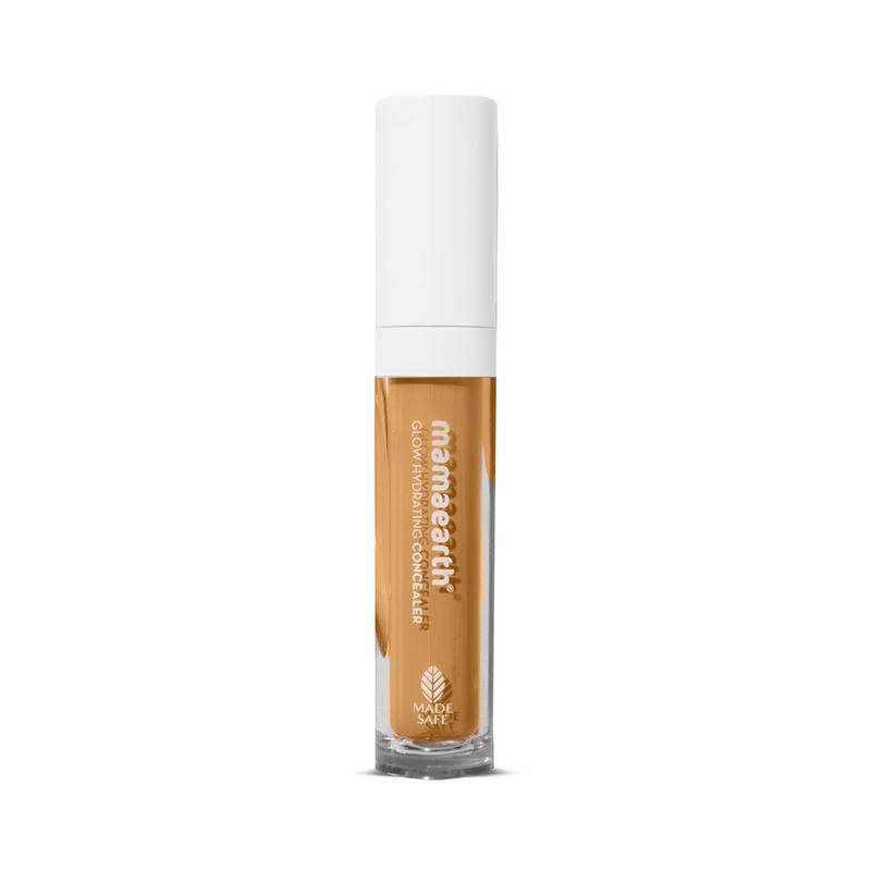 mamaearth glow hydrating concealer with vitamin c & turmeric for 100% spot coverage - 02 creme glow