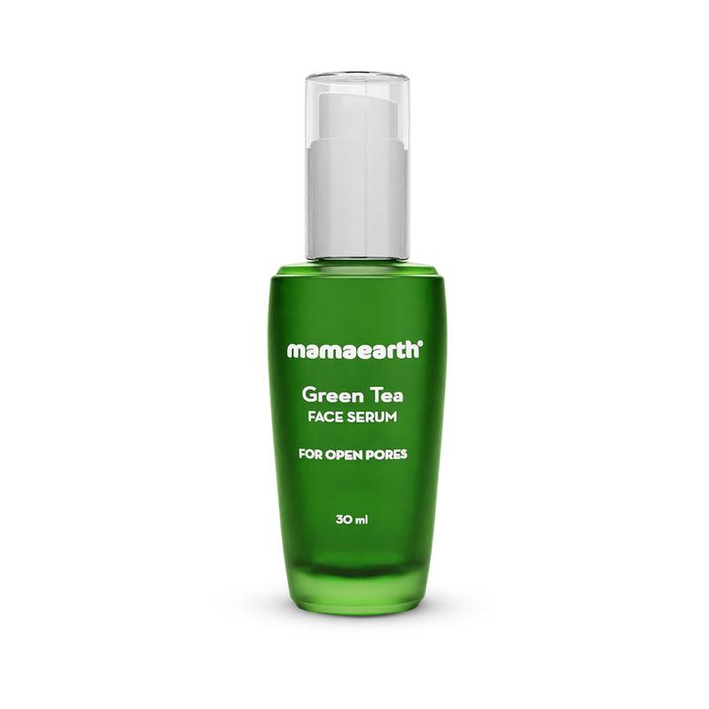 mamaearth green tea face serum with green tea & collagen for open pores - moisturizers