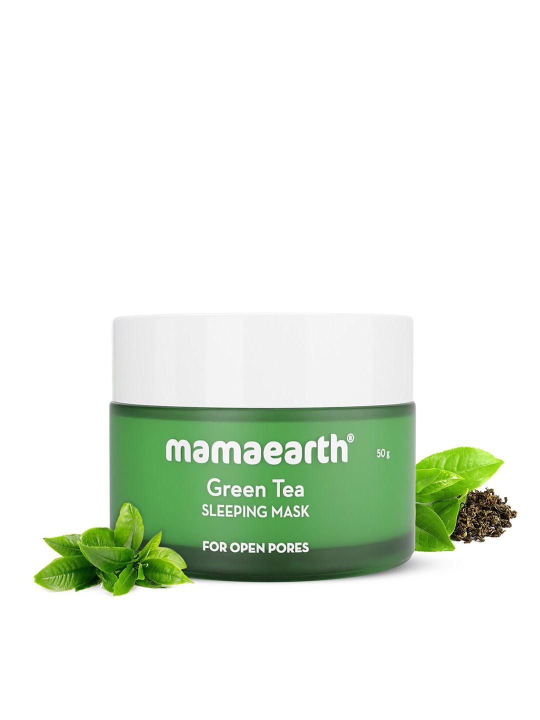 mamaearth green tea sleeping mask 50 g