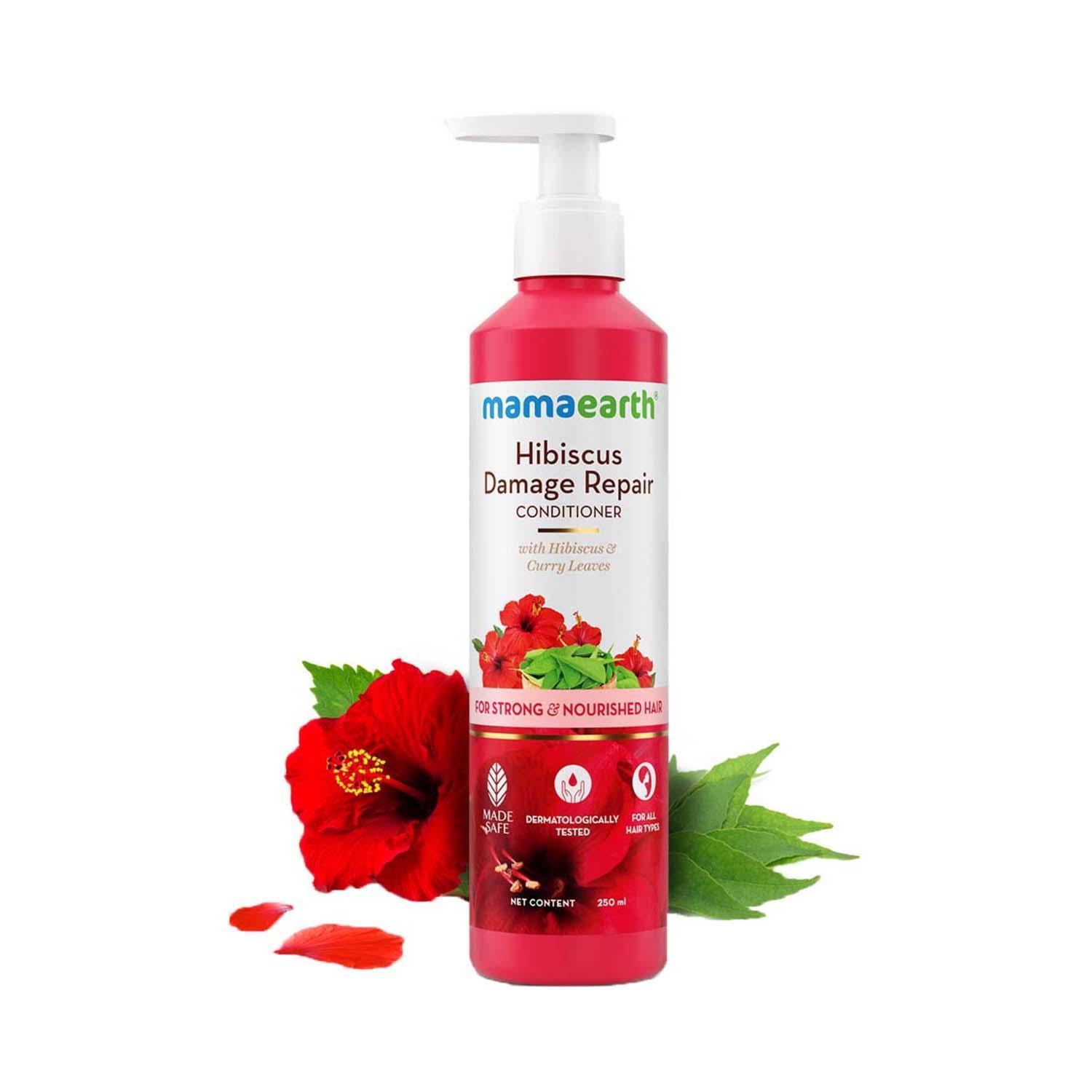 mamaearth hibiscus damage repair conditioner (250 ml)