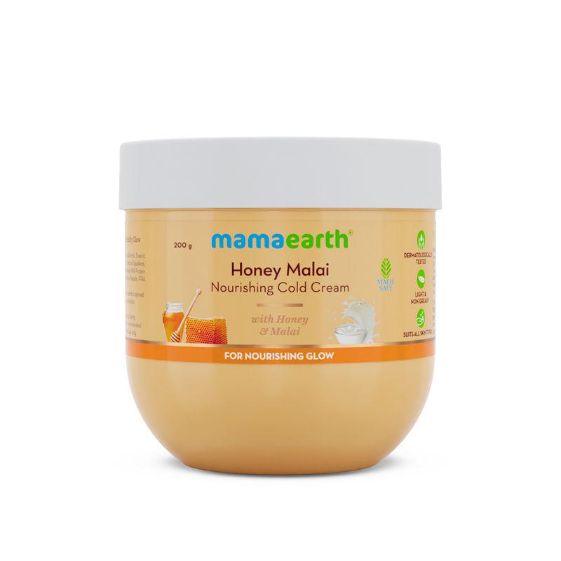 mamaearth honey malai cold cream with honey & malai