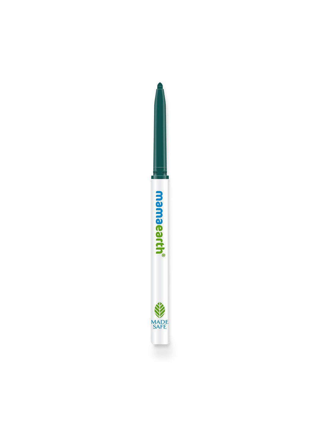 mamaearth long stay waterproof colored kajal- forest green - 0.35 g