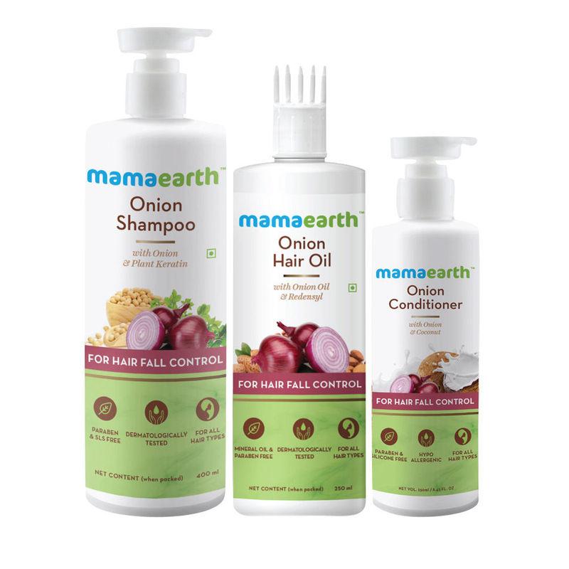 mamaearth onion anti hair fall kit