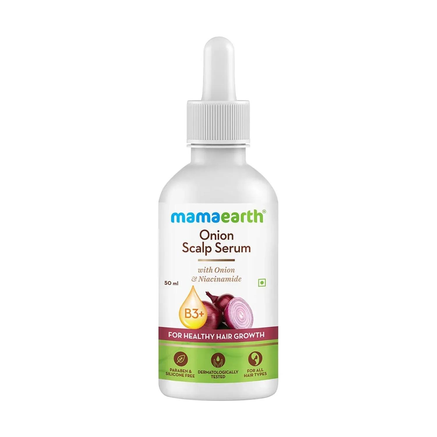 mamaearth onion scalp serum (50ml)