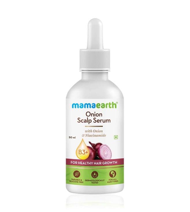 mamaearth onion scalp serum for healthy hair growth - 50 ml
