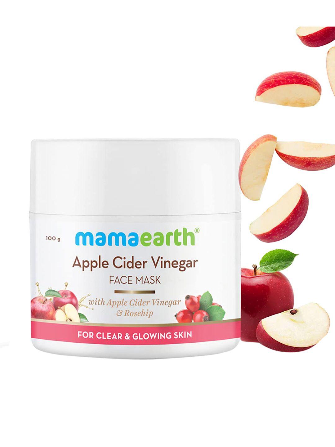 mamaearth red apple cider vinegar face mask 100 g
