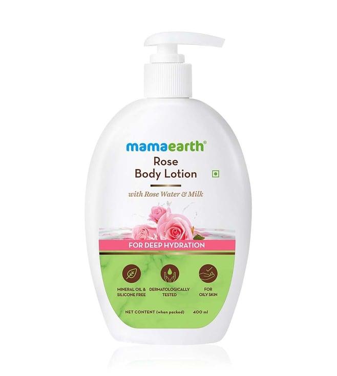 mamaearth rose body lotion for deep hydration - 400 ml