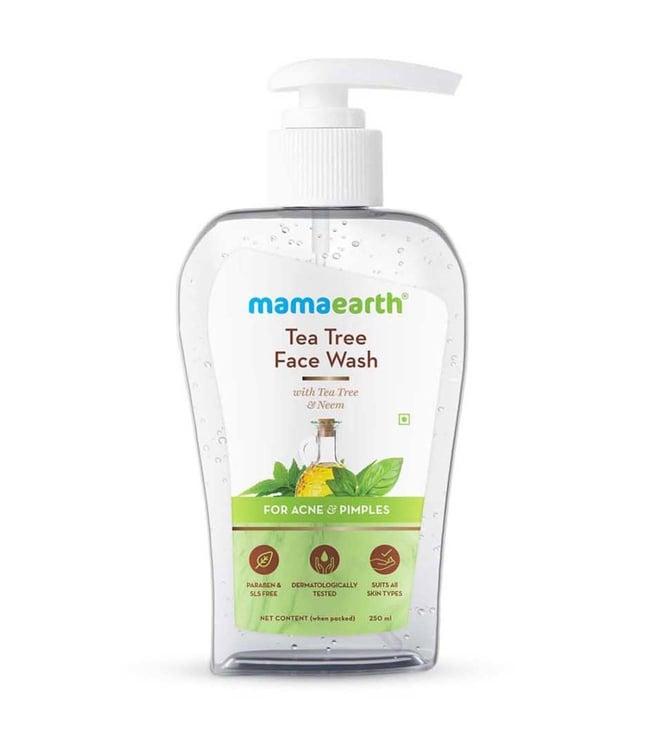 mamaearth tea tree & neem face wash - 250 ml