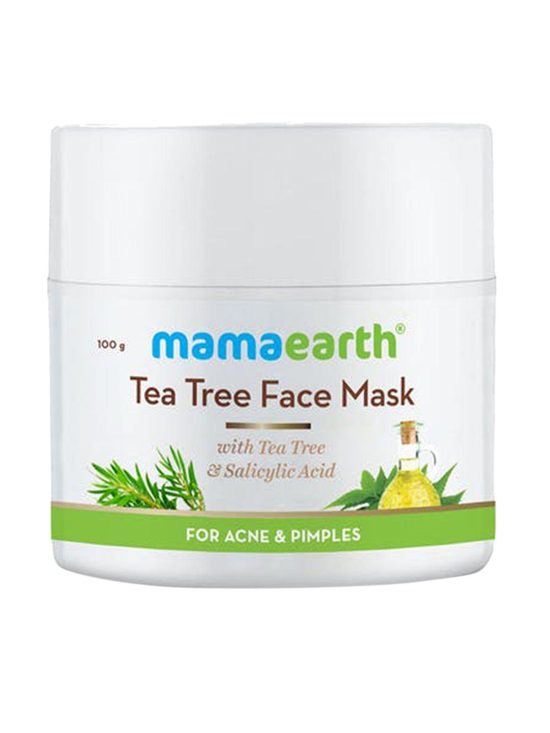 mamaearth tea tree face mask with tea tree & salicylic acid - 100 g