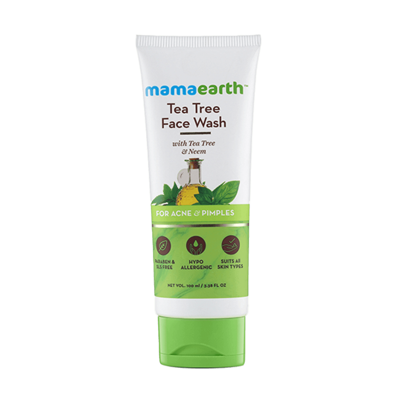 mamaearth tea tree facewash (100ml)