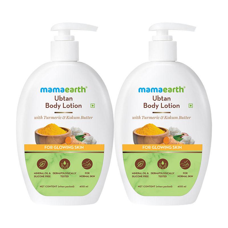 mamaearth ubtan body lotion -pack of 2