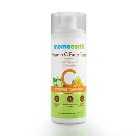 mamaearth vitamin c toner for face,with vitamin c & cucumber for pore tightening (200 ml)