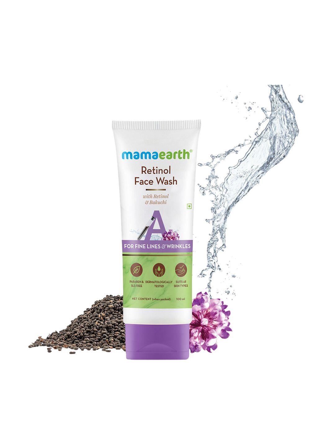 mamaearth bakuchi & retinol face wash 100 ml