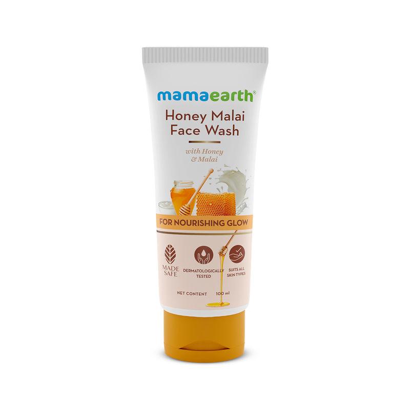 mamaearth honey malai face wash