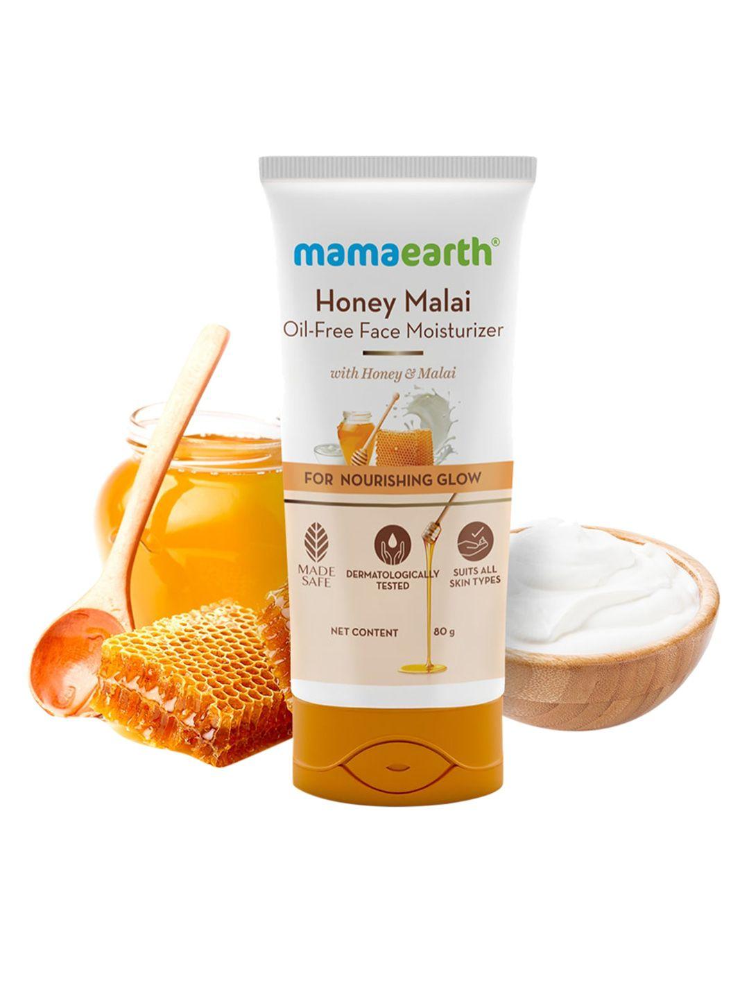 mamaearth honey malai oil-free face moisturizer 80g