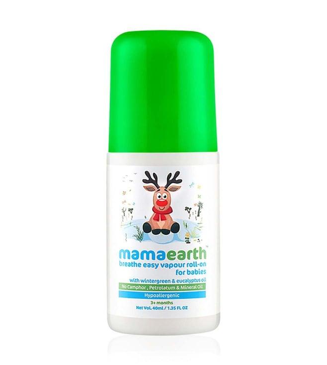 mamaearth natural breathe easy vapour roll on for cold & nasal congestion - 40 ml