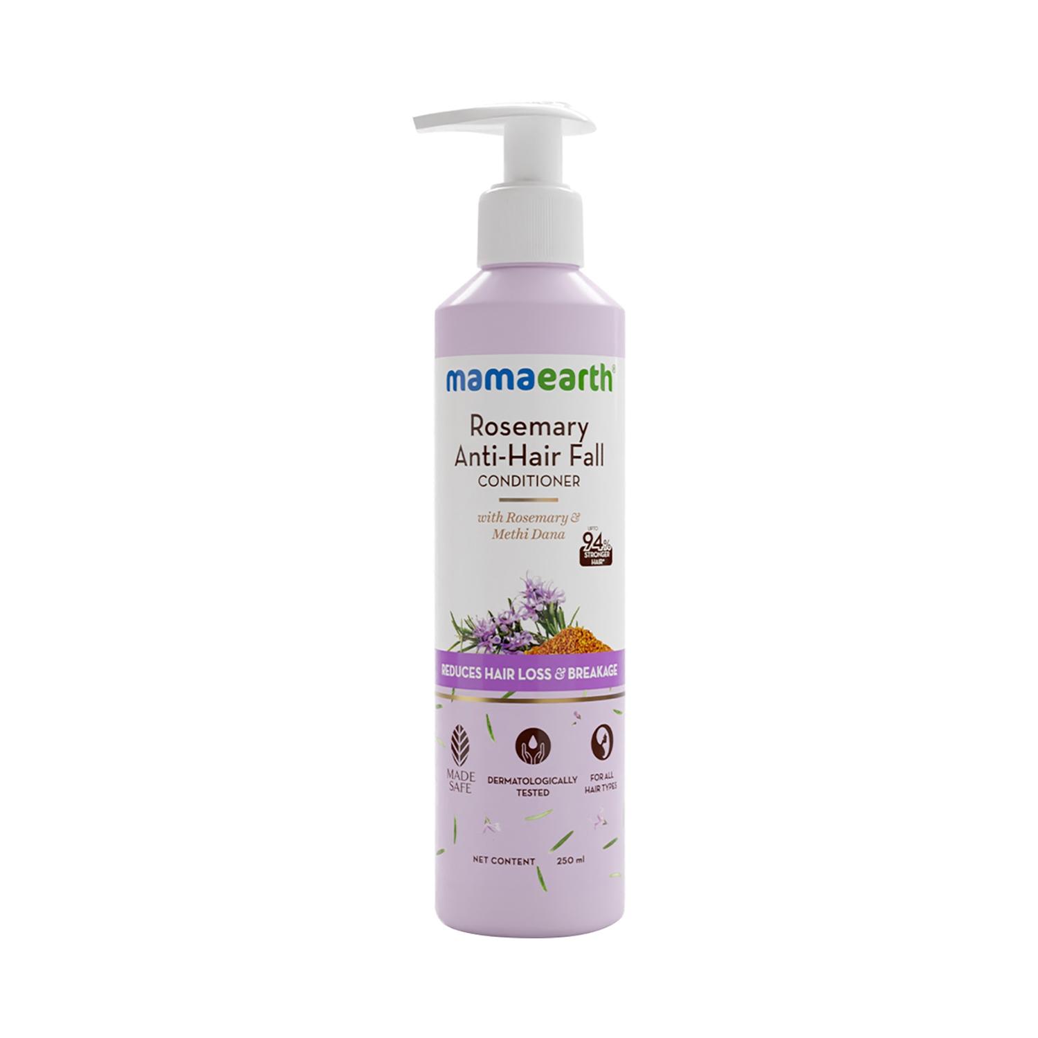mamaearth rosemary anti-hair fall conditioner with rosemary & methi dana (250ml)