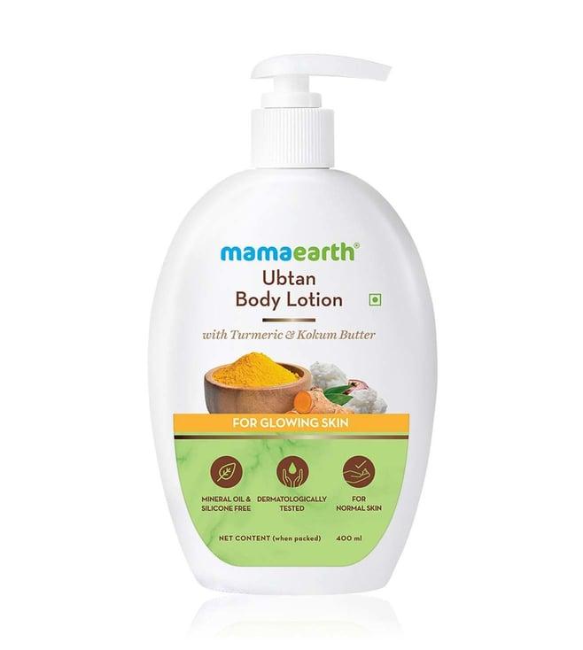 mamaearth ubtan body lotion for glowing skin - 400 ml
