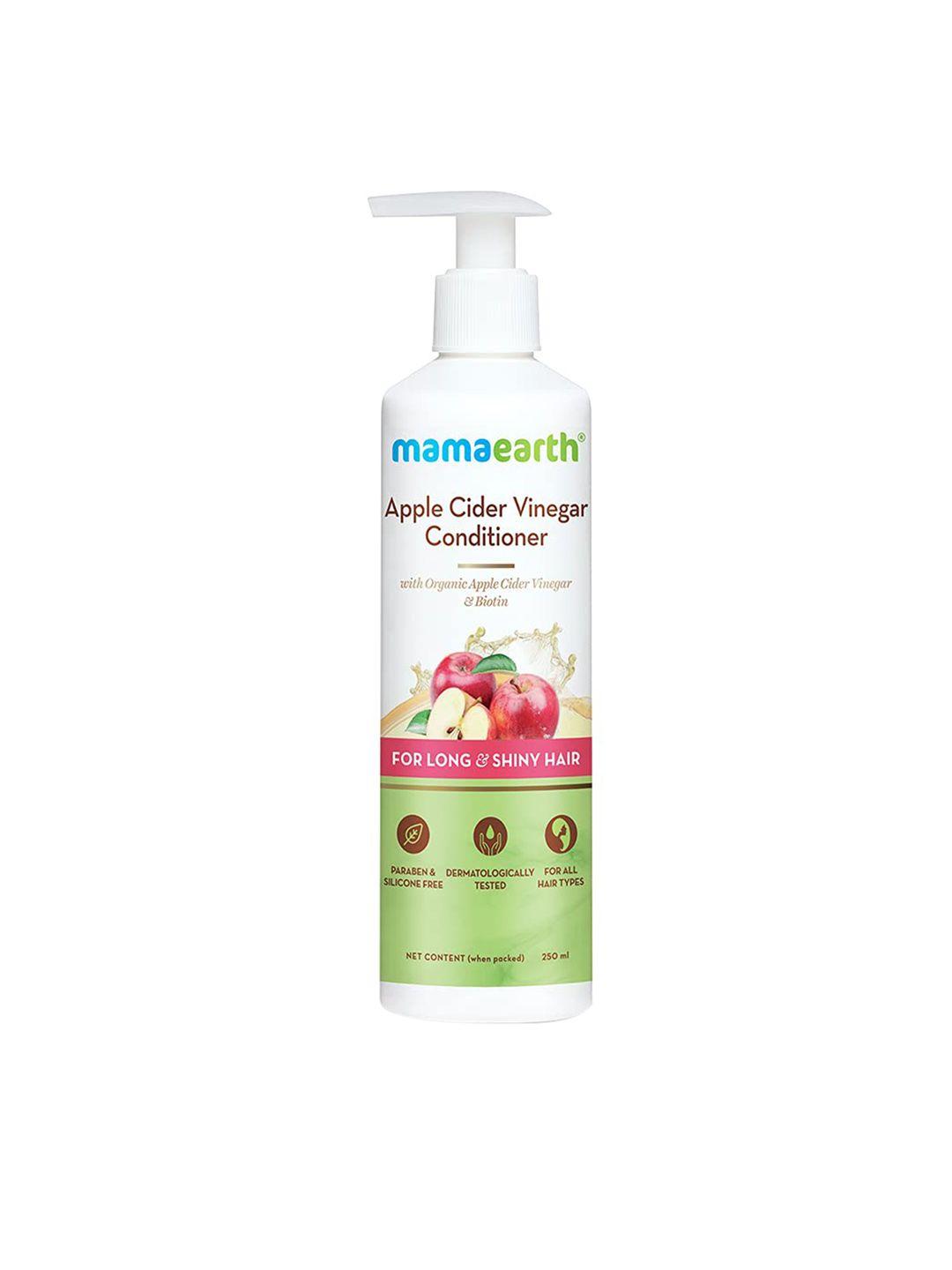 mamaearth white apple cider vinegar hair conditioner 250 ml