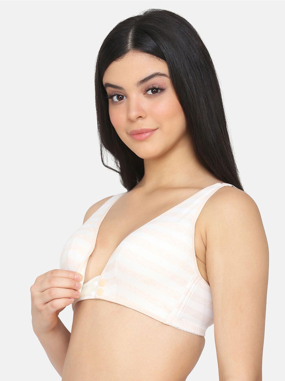 mamma presto beige non-wired lightly padded maternity nursing bra mpf-31 beige-c20-