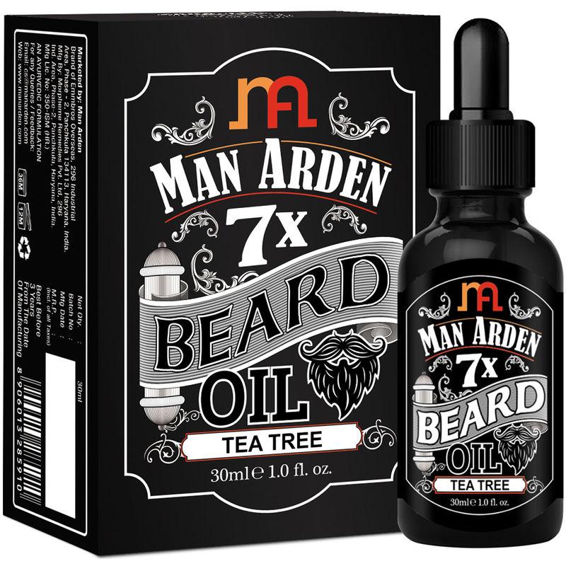 man arden 7x tea tree beard oil