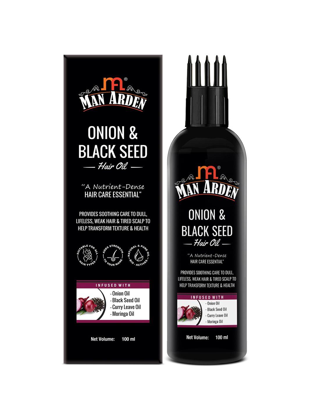 man arden men onion & black seed hair oil, 100 ml