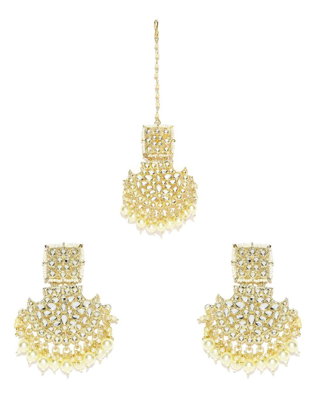 manath kundan studded jewellery set