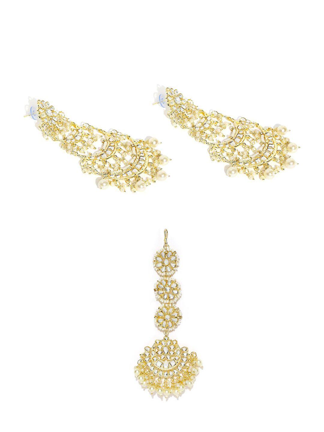 manath kundan studded jewellery set