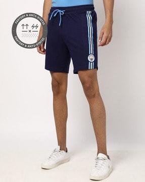 mancity shorts with drawstring waist