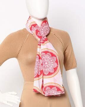 mandala print scarf