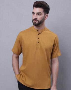 mandarin collar long kurta