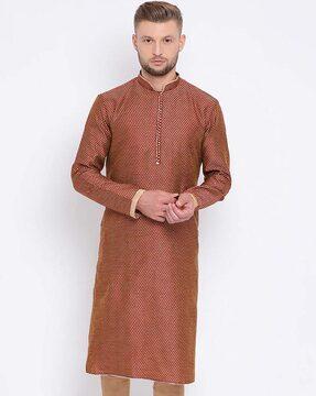 mandarin collar long kurta