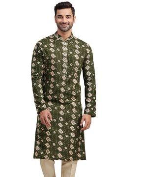 mandarin collar long kurta