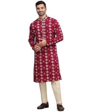 mandarin collar long kurta