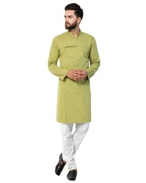 mandarin collar long kurta