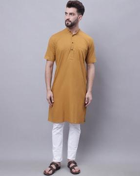 mandarin collar straight kurta