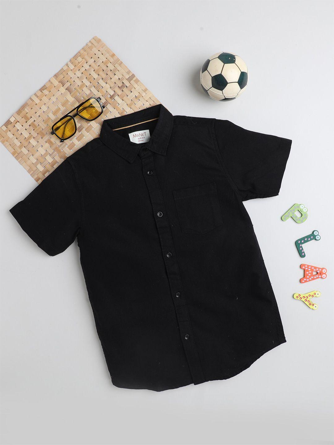 manet boys cotton casual shirt