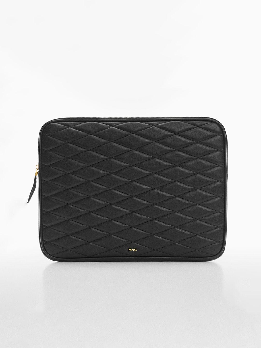 mango women quilted 15 inch laptop sleeve