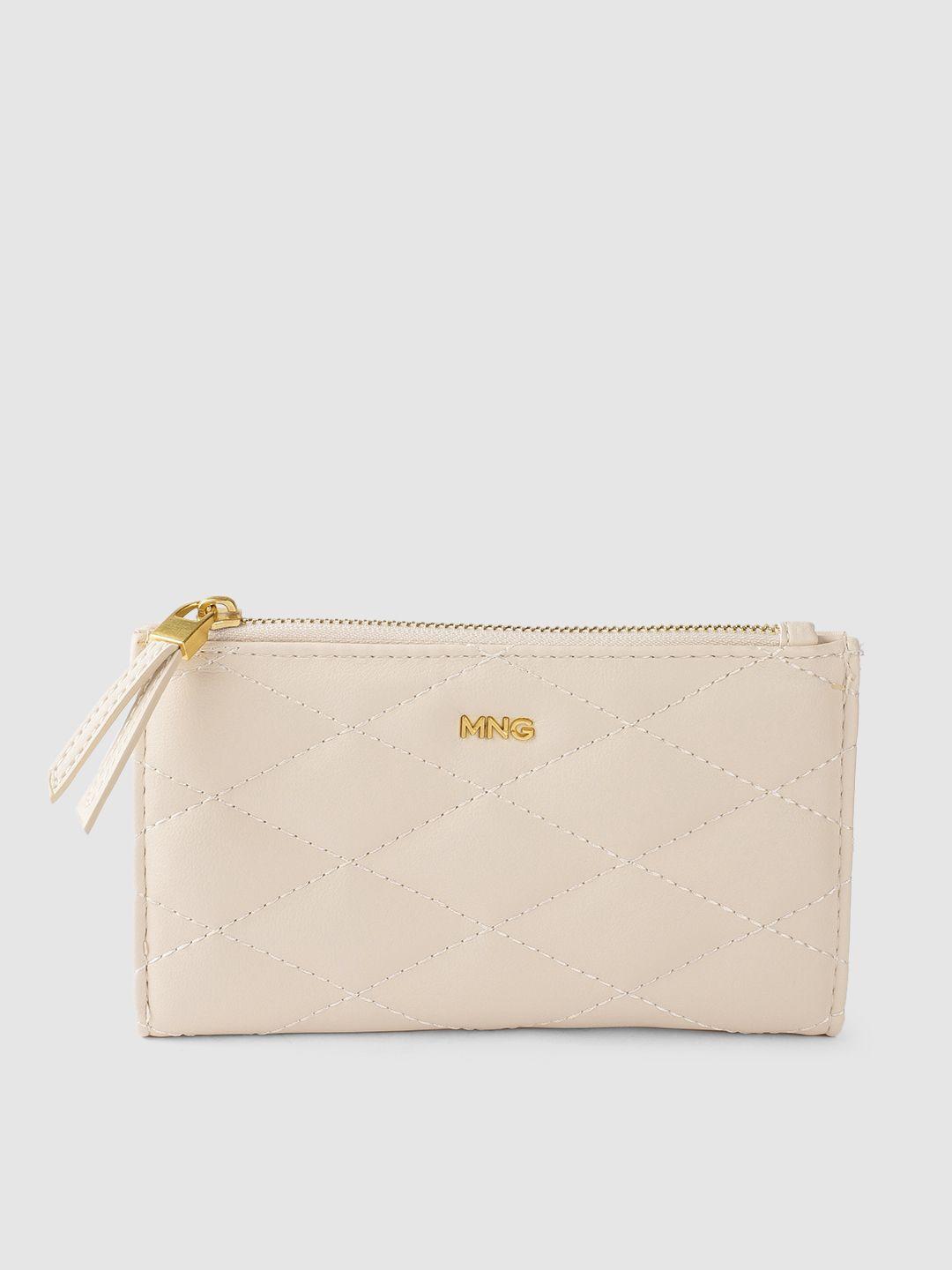 mango women quilted two fold wallet