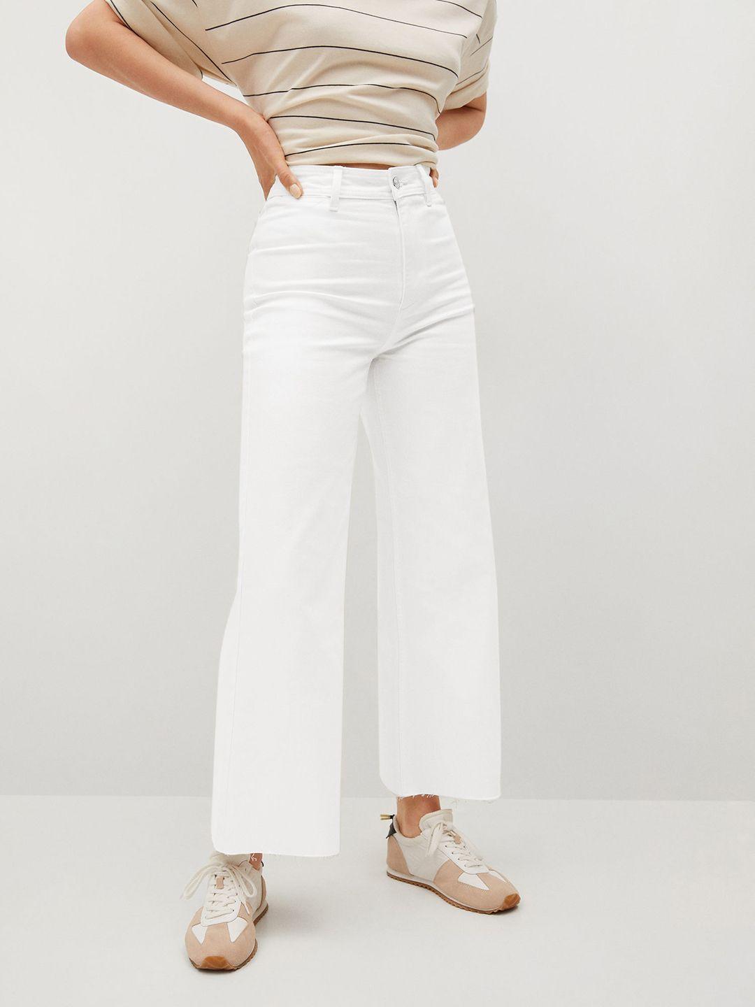 mango-women-white-mid-rise-wide-leg-stretchable-jeans