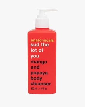 mango & papaya body cleanser